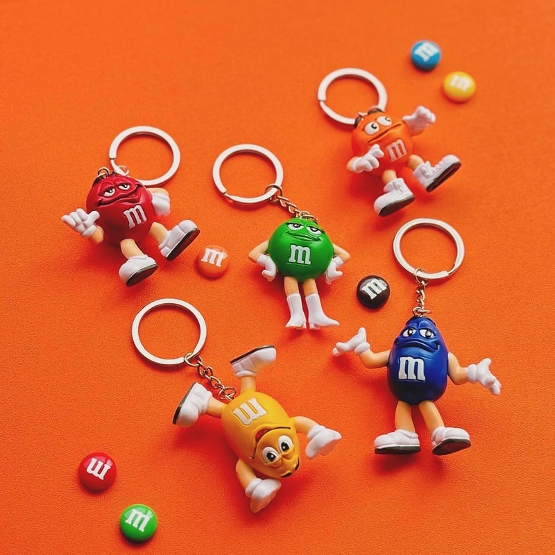 なるきよ× M＆M エムアンドエム キーホルダー ウルフズヘッド m&m's