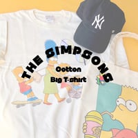 The Simpsons T-shirt ザ・シンプソンズ BIGサイズ プリント Tシャツ / Off-White