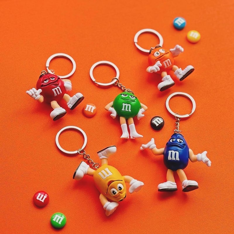 キーホルダー・アクリルキーホルダー and M m&m's エムアンドエムズ PVC キーホルダー キーチェーン/BLUE | R%