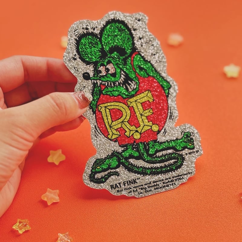 RATFINK ラットフィンク クレイジーフレーク ステッカー | R%