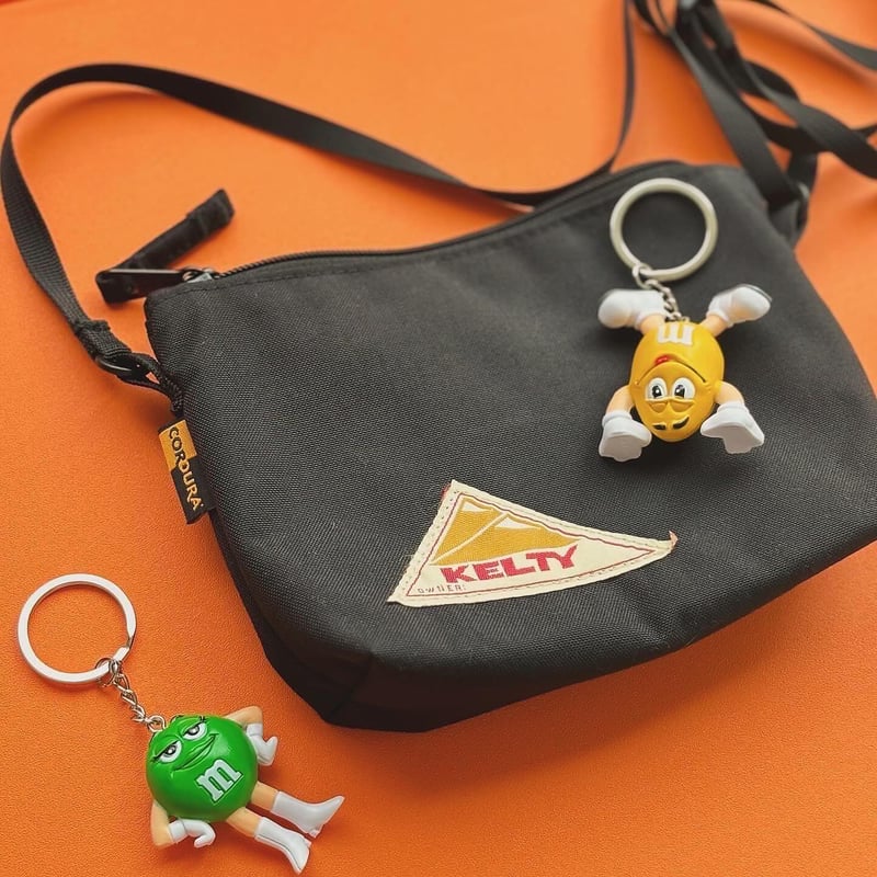 m&m's エムアンドエムズ PVC キーホルダー キーチェーン/BLUE | R%