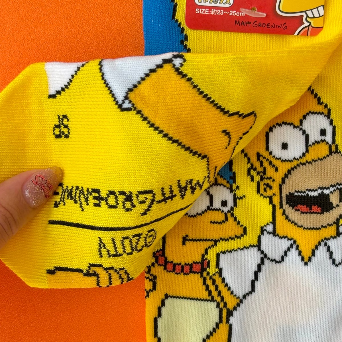 The Simpsons シンプソンズ レディースソックス ホーマー マージ