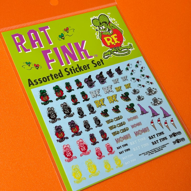 ラットフィンク RATFINK ステッカー セット sticker set 水貼り | R%