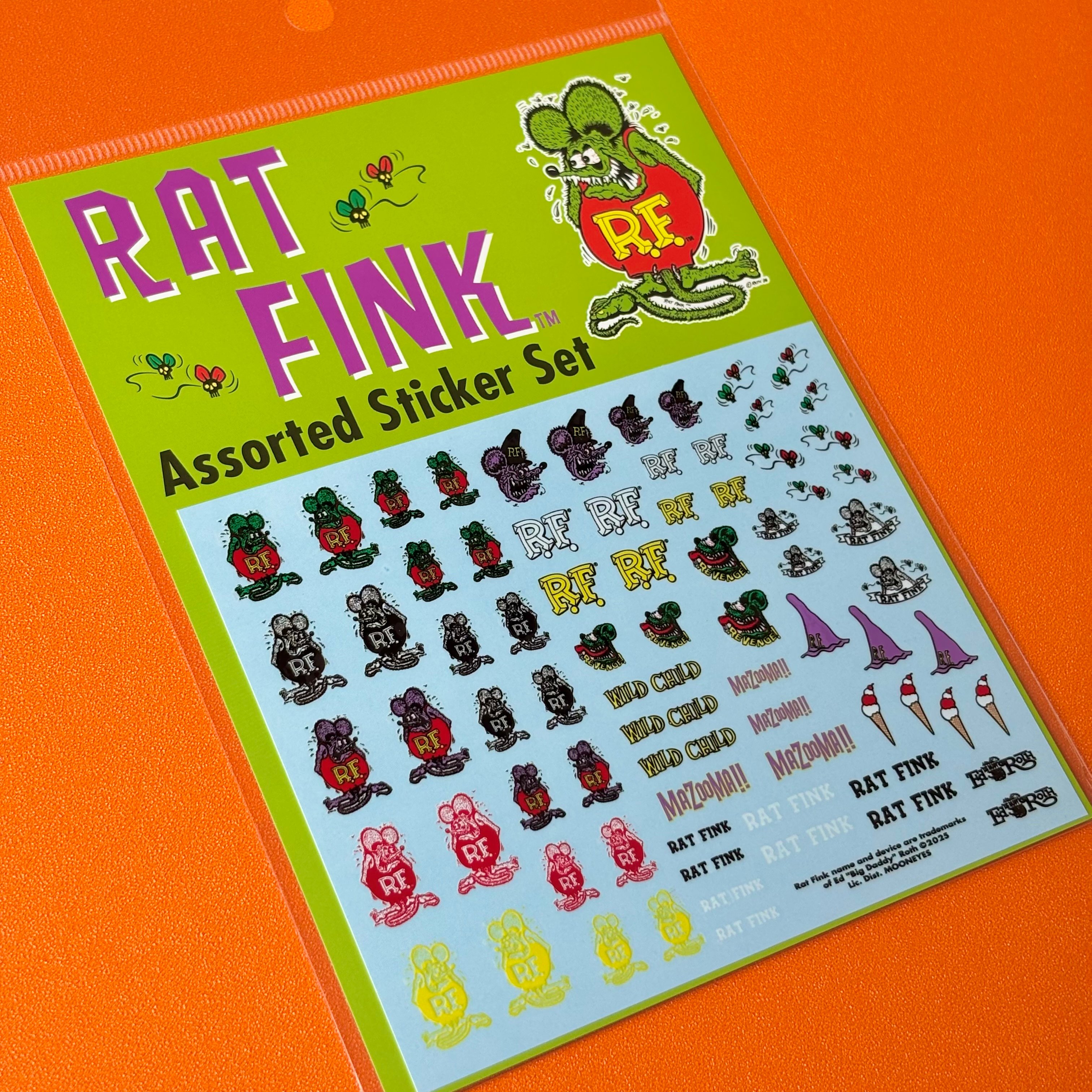 ラットフィンク RATFINK ステッカー セット sticker set 水貼り | R%
