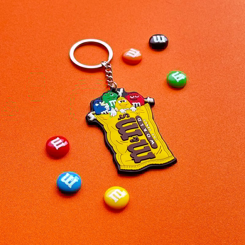 m&m's エムアンドエムズ ラバーキーホルダー | R%