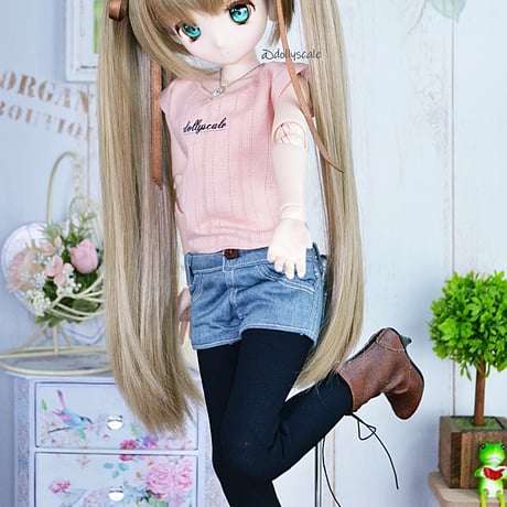 ノースリーブプルオーバーの型紙【40,45cmソフビ】Sleeveless pullover PDF Sewing Pattern for 40 & 45 cm dolls (1/4 scale)