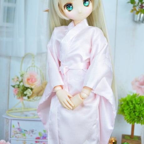 長じゅばんの型紙【40,45cmソフビ】　Long undergarment PDF Sewing Pattern for 40 & 45cm dolls (1/4 scale)