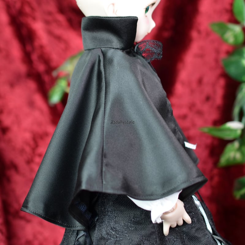 スタンドカラーケープの型紙 Stand collar cape PDF Sewing Patt