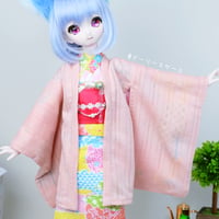 羽織の型紙【40cmソフビ】　Haori PDF Sewing Pattern for 40cm dolls (1/4 scale)