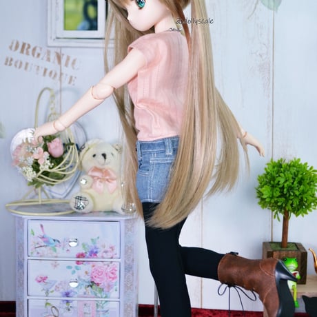 ノースリーブプルオーバーの型紙【40,45cmソフビ】Sleeveless pullover PDF Sewing Pattern for 40 & 45 cm dolls (1/4 scale)
