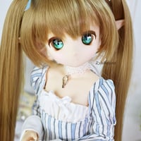 オープンバストワンピースの型紙【45cmソフビ】　Open bust one piece PDF Sewing Pattern for 45cm dolls (1/4 scale)