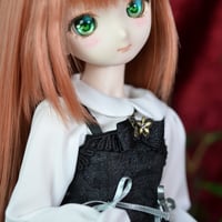 丸襟後開きブラウスの型紙【40cmソフビ】Round-collared blouse PDF Sewing Pattern for 40cm dolls (1/4 scale)