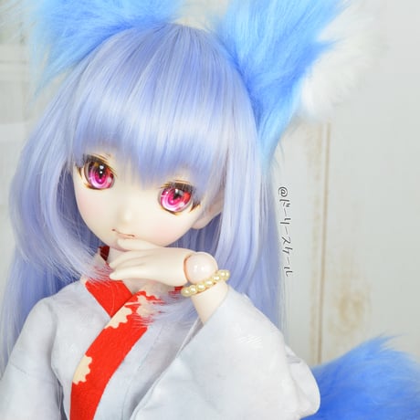 長じゅばんの型紙【40,45cmソフビ】　Long undergarment PDF Sewing Pattern for 40 & 45cm dolls (1/4 scale)