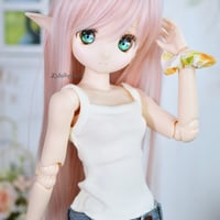キャミソールの型紙【40,45cmソフビ】Camisolet PDF Sewing Pattern for 40 & 45cm dolls (1/4 scale)
