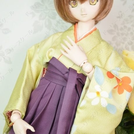 女袴の型紙【58cmソフビ】　Women's hakama PDF Sewing Pattern for 58cm dolls (1/3 scale)