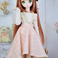フィッシュテールスカートの型紙【40~50cmソフビ】Fishtail skirt PDF Sewing Pattern for 40~50cm dolls (1/4&small1/3  scale)