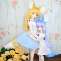 けもみみとしっぽの型紙　The Ear and the Tail PDF Sewing Pattern for 40~58cm dolls (1/4 & small 1/3 & 1/3 scale)