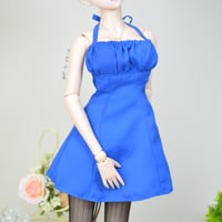 胸ギャザーワンピースの型紙【58cmソフビＬ】　Chest gather dress PDF Sewing Pattern for 58cm L dolls (1/3 scale)