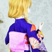 一重太鼓帯の型紙【58cmソフビ】　Single Taiko obi PDF Sewing Pattern for 58cm dolls (1/3 scale)