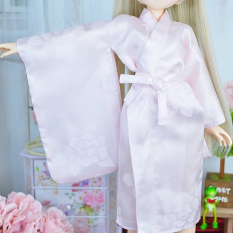 長じゅばんの型紙【40,45cmソフビ】　Long undergarment PDF Sewing Pattern for 40 & 45cm dolls (1/4 scale)