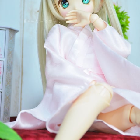 長じゅばんの型紙【40,45cmソフビ】　Long undergarment PDF Sewing Pattern for 40 & 45cm dolls (1/4 scale)