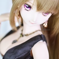 Vネックスリットワンピースの型紙【58cmソフビL】　V-Neck Slit Dress PDF Sewing Pattern for 58cm L dolls (1/3 scale)