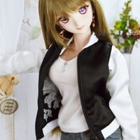フライトジャケットセット【58cm M,L】　Flight Jacket Outfit Set PDF Sewing Pattern for 58cm M & L dolls (1/3 scale)