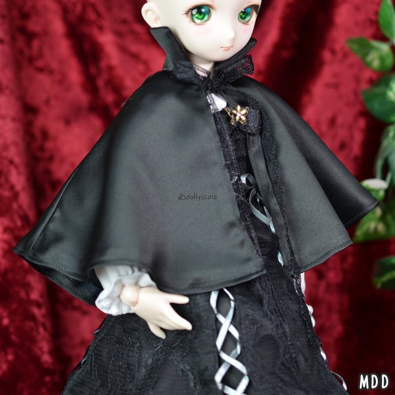 スタンドカラーケープの型紙 Stand collar cape PDF Sewing Patt