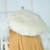 ベレー帽の型紙【9インチ】　Beret PDF Sewing Pattern for 40 & 45 & 58cm dolls (1/4 & 1/3 scale)