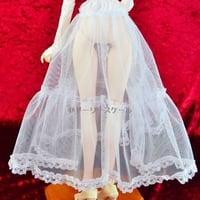ロングパニエの型紙【58cmソフビ】　Long pannier PDF Sewing Pattern for 58cm dolls (1/3 scale)