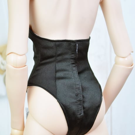 バニースーツの型紙【58cmソフビL寄】Bunny suit PDF Sewing Pattern for 58cm M & L gathered breasts dolls (1/3 scale)