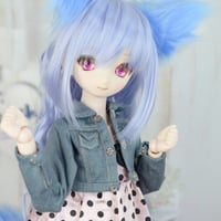 ショートジャケットの型紙【40cmソフビ】　Short jacket PDF Sewing Pattern for 40cm dolls (1/4 scale)