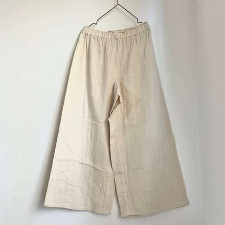 白土｜ワイド｜スラブ・ダブルガーゼ