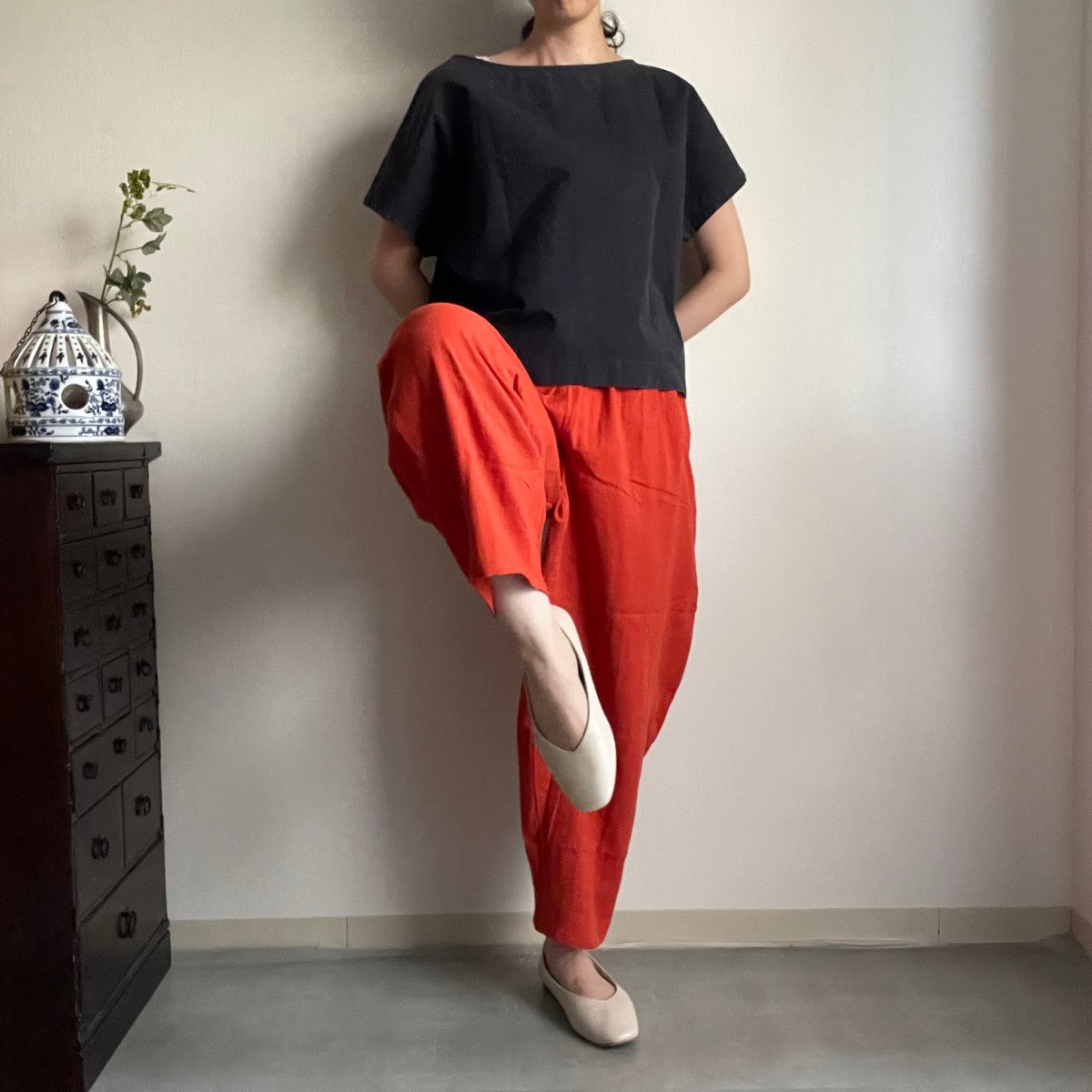 朱丹｜テーパード｜スラブ・ダブルガーゼ | FANSON｜TaiChiWear