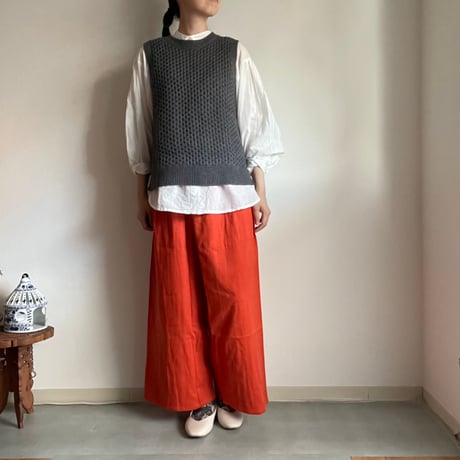 朱丹｜ワイド｜スラブ・ダブルガーゼ