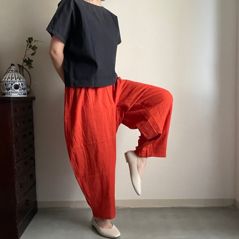 朱丹｜テーパード｜スラブ・ダブルガーゼ | FANSON｜TaiChiWear