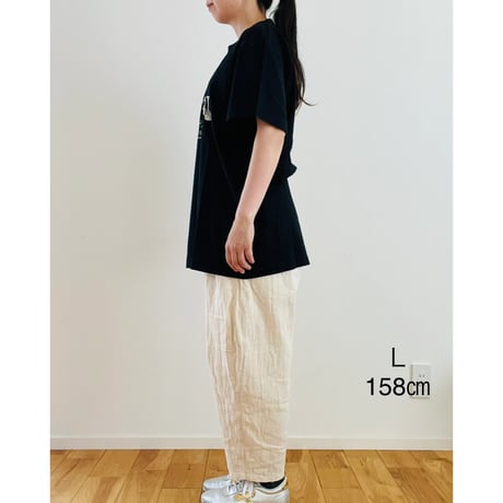 オーガニック・コットンＴシャツ「武」  黒