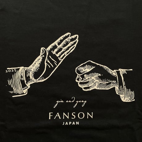 オーガニック・コットンＴシャツ「武」  黒