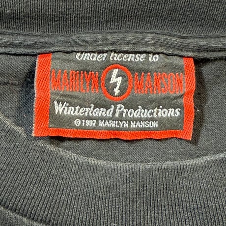 MARILYN MANSON "THERE'S NO TIME TO DISCRIMINATE" MARILYN MANSON TAG FITS LIKE X-LARGE 1785