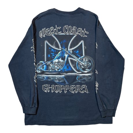 WEST COAST CHOPPERS "BLUE FLAME" LS JESSE WHO? X-LARGE1811