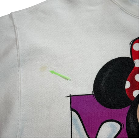 DISNEY "MINNIE" SWEAT  X-LARGE 1851