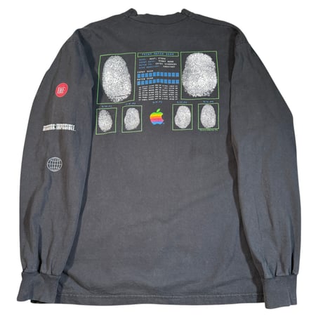 APPLE "EXPECT THE IMPOSSIBLE" LS FRUIT OF THE LOOM X-LARGE 2417