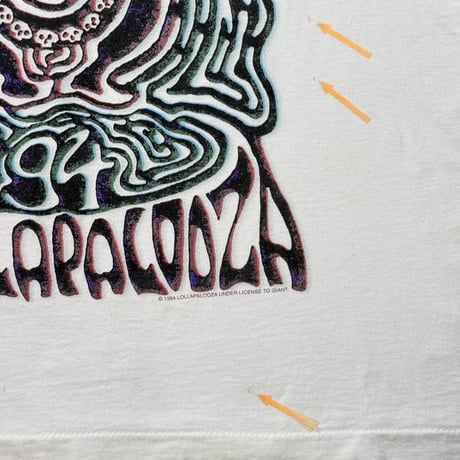 LOLLAPALOOZA" 1994" SOFTEE X-LARGE 1432