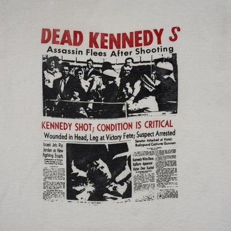DEAD KENNEDY "KENNEDY SHOT CONDITION IS CRITICAL" X-LARGE 1248