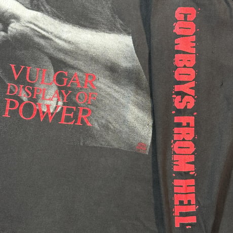 PANTERA "COWBOYS FROM HELL" LS HANES LARGE 2089
