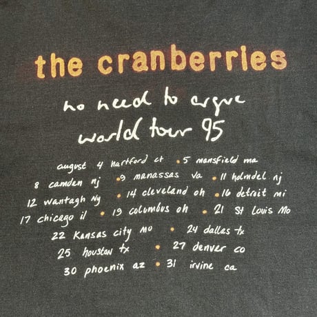 THE CRANBERRIES "NO NEED TO ARGUE" GEM X-LARGE 2586