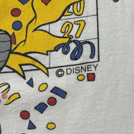 DISNEY "DISNEYLAND HAPPY NEW YEAR 1991" DISNEY TAG FITS LIKE X-LARGE 1963