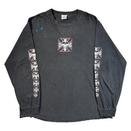 WEST COAST CHOPPERS "SKULL LOGO" LS  FITS LIKE X-LARGE 2286