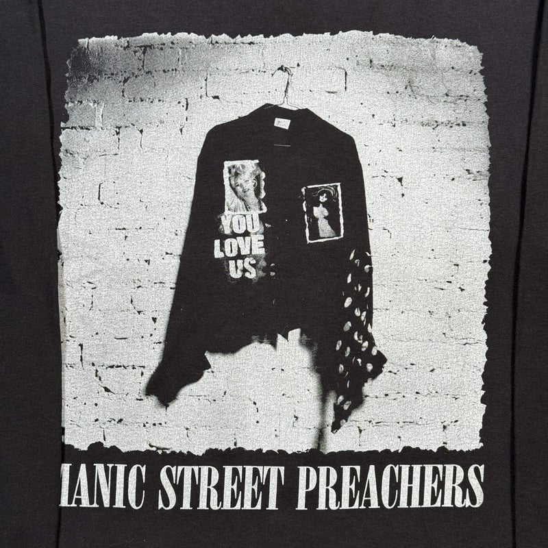 激レア 90年代 Manic Street Preachers ヴィンテージ Manic Street Preachers- Vintage 90s Long Sleeve Rock Band T