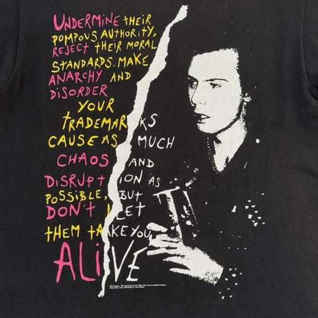 SID VICIOUS "ALIVE" NICEMAN LARGE 822